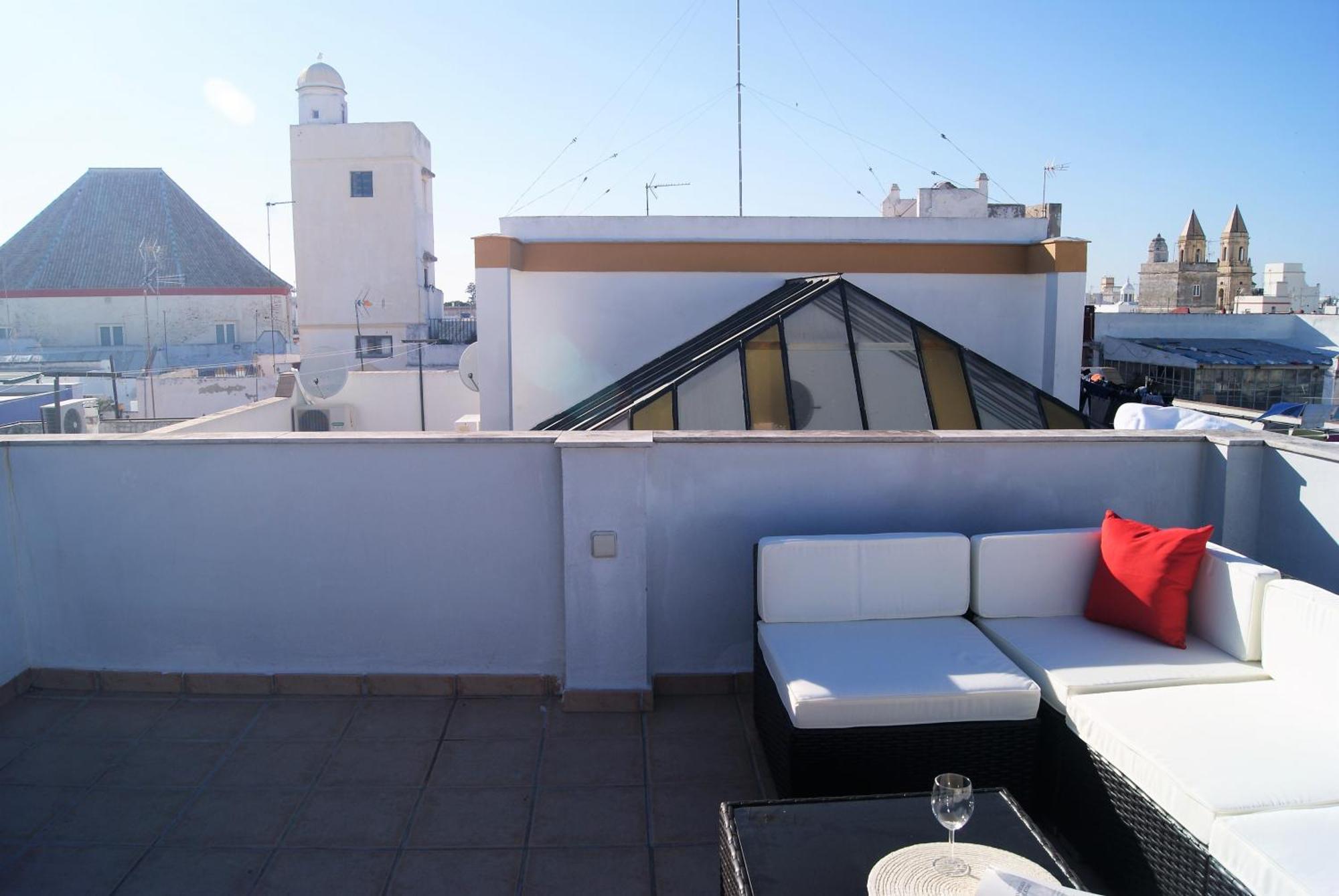 Апартаменти Cdz - Atico Tavira Two Private Terraces With Great Views Кадіс Екстер'єр фото
